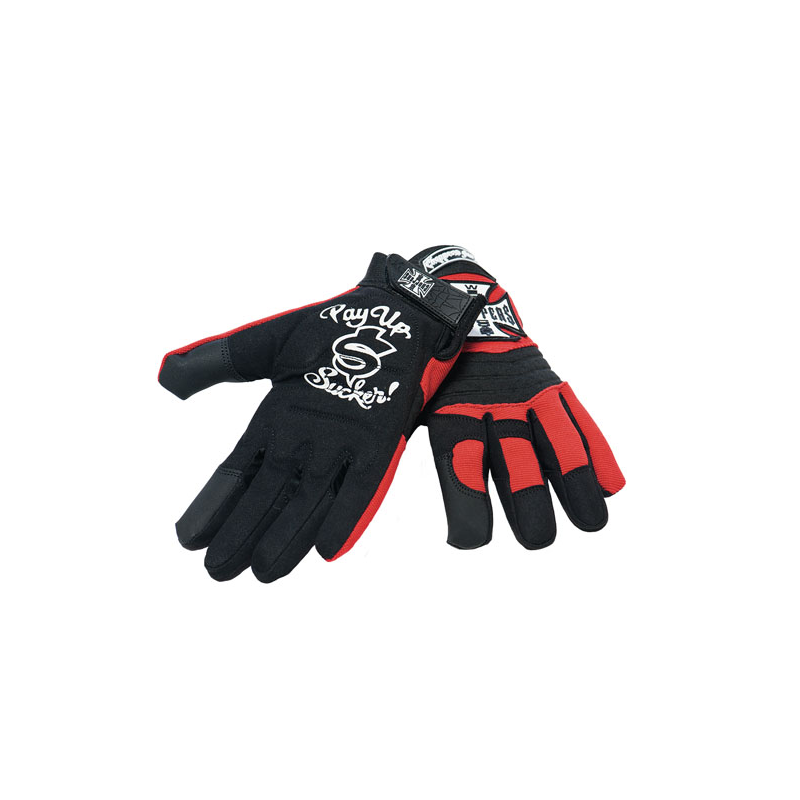 West Coast Choppers - Riding Gloves Red
