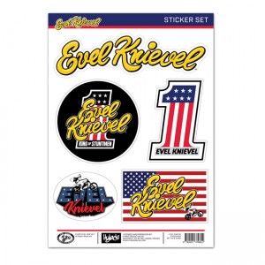 Evel Knievel Sticker Set -...