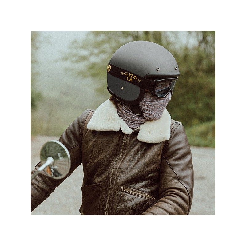 DMD Helmet Vintage - Matte Grey with ECE