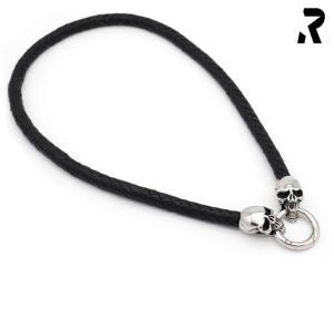 Rockyfy Leather Necklace -...
