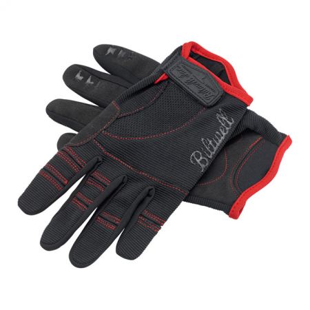 Biltwell Handschuhe - Moto Schwarz/Rot
