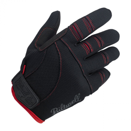 Biltwell Handschuhe - Moto Schwarz/Rot