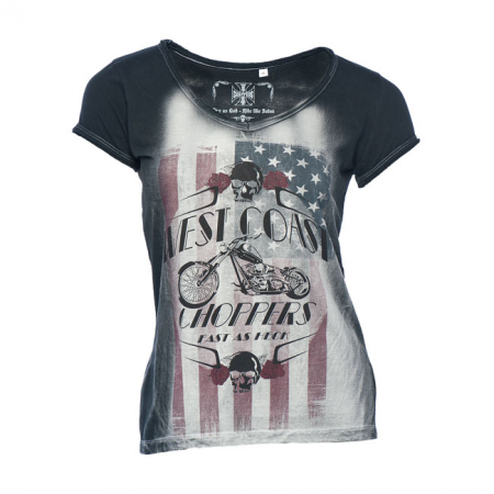 West Coast Choppers Ladies T-Shirt - Fast as Heck