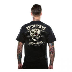 Lucky-13 T-Shirt - Evil Skull